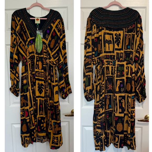 FARM Rio Tropical Icons Midi Dress - Picture 7 of 16